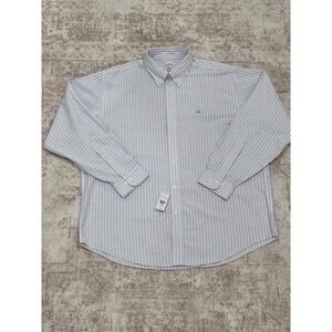Brooks Brothers Men's XL 1818 Fit Original Polo Shirt Traditional Blue/Blue Logo